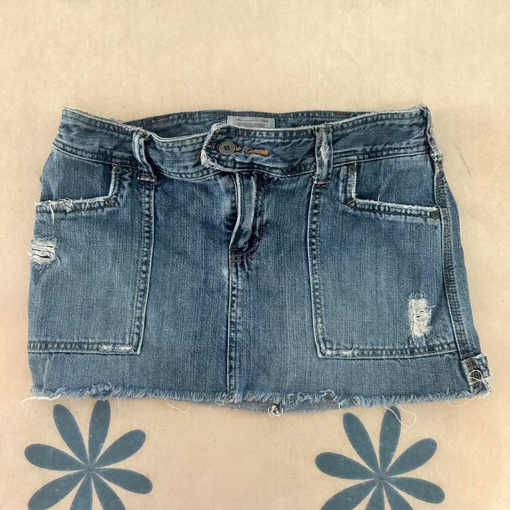 Y2K Abercrombie & fitch low rise micro mini skirt